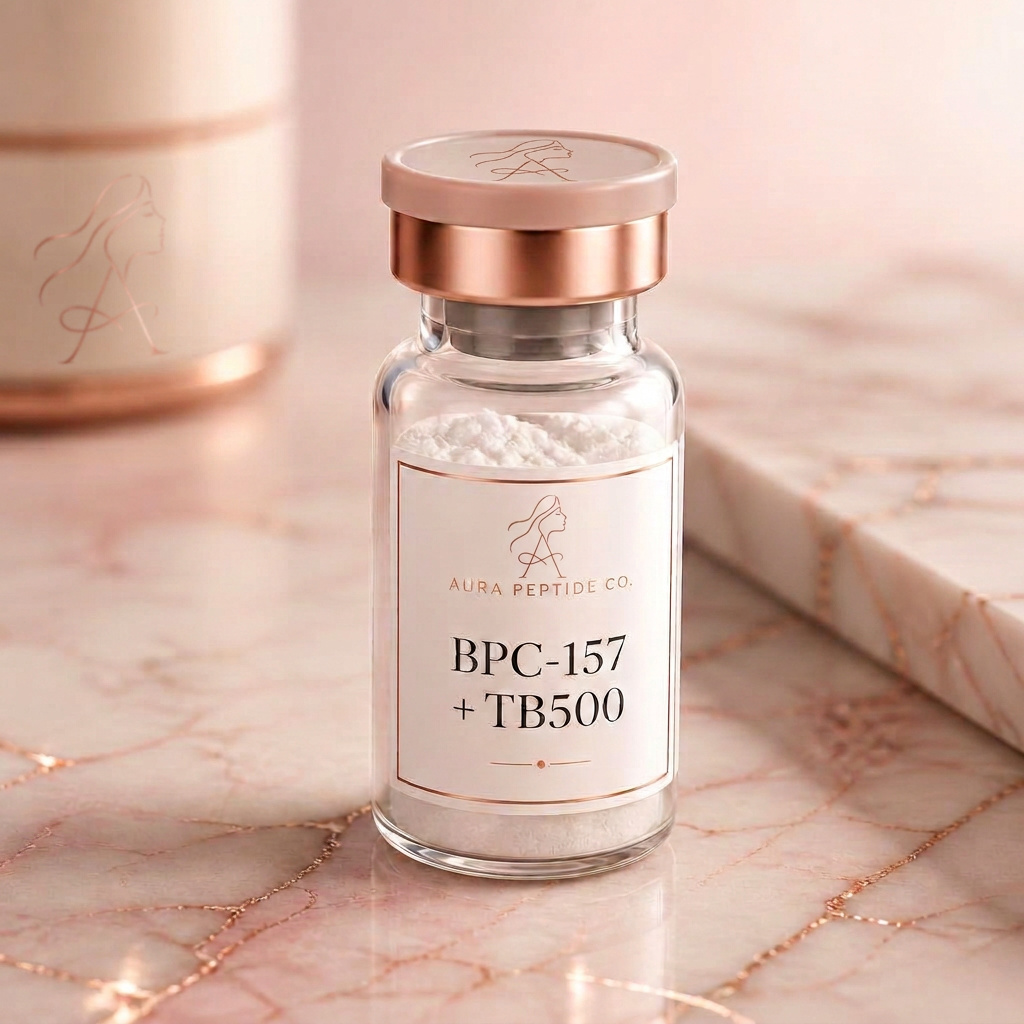 BPC-157 + TB500 research peptide vial