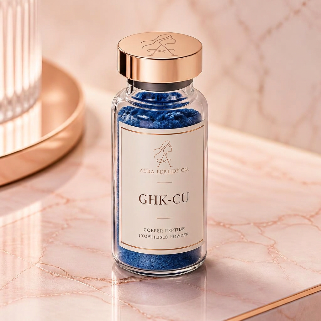 GHK-Cu research vial label