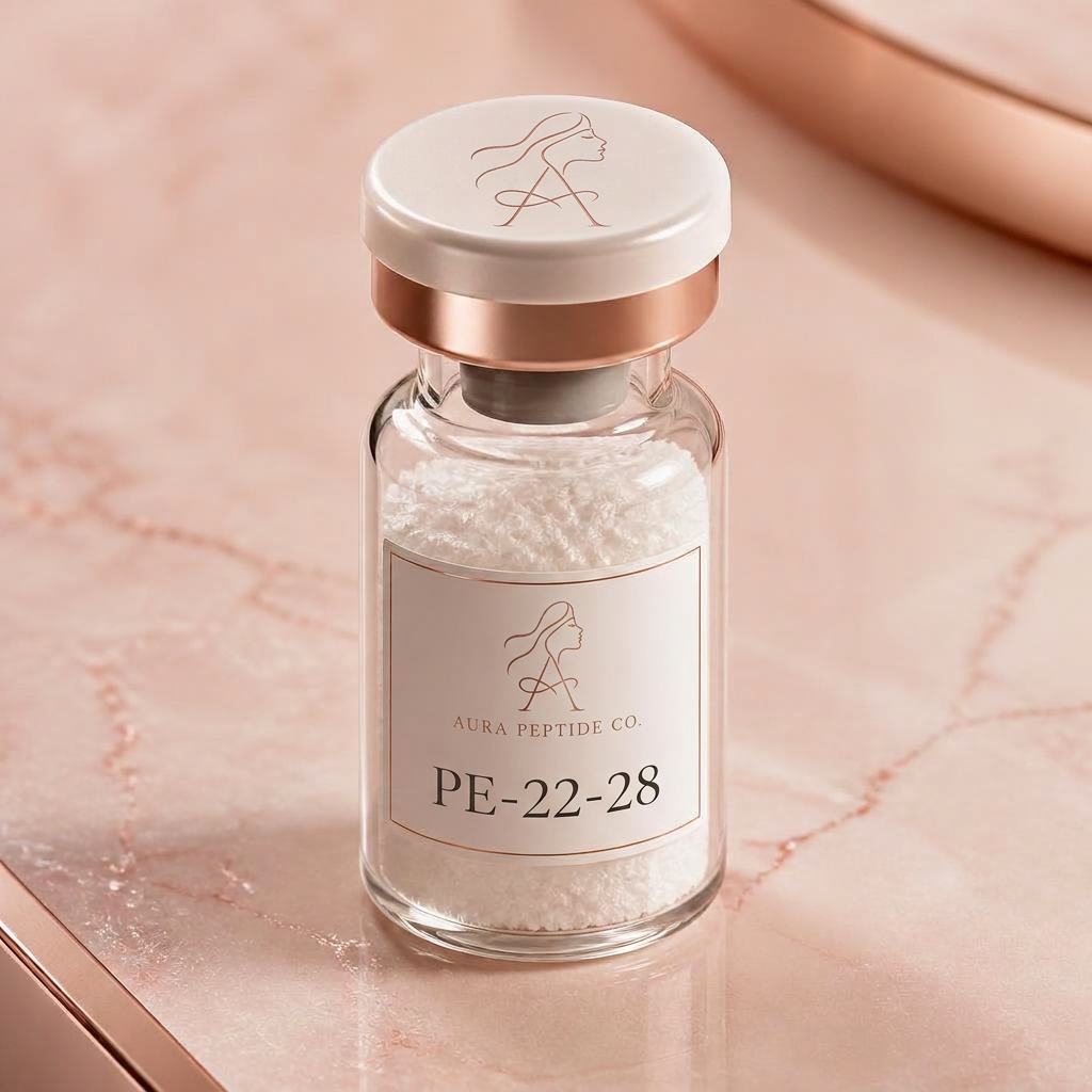 PE-22-28 10mg research peptide vial