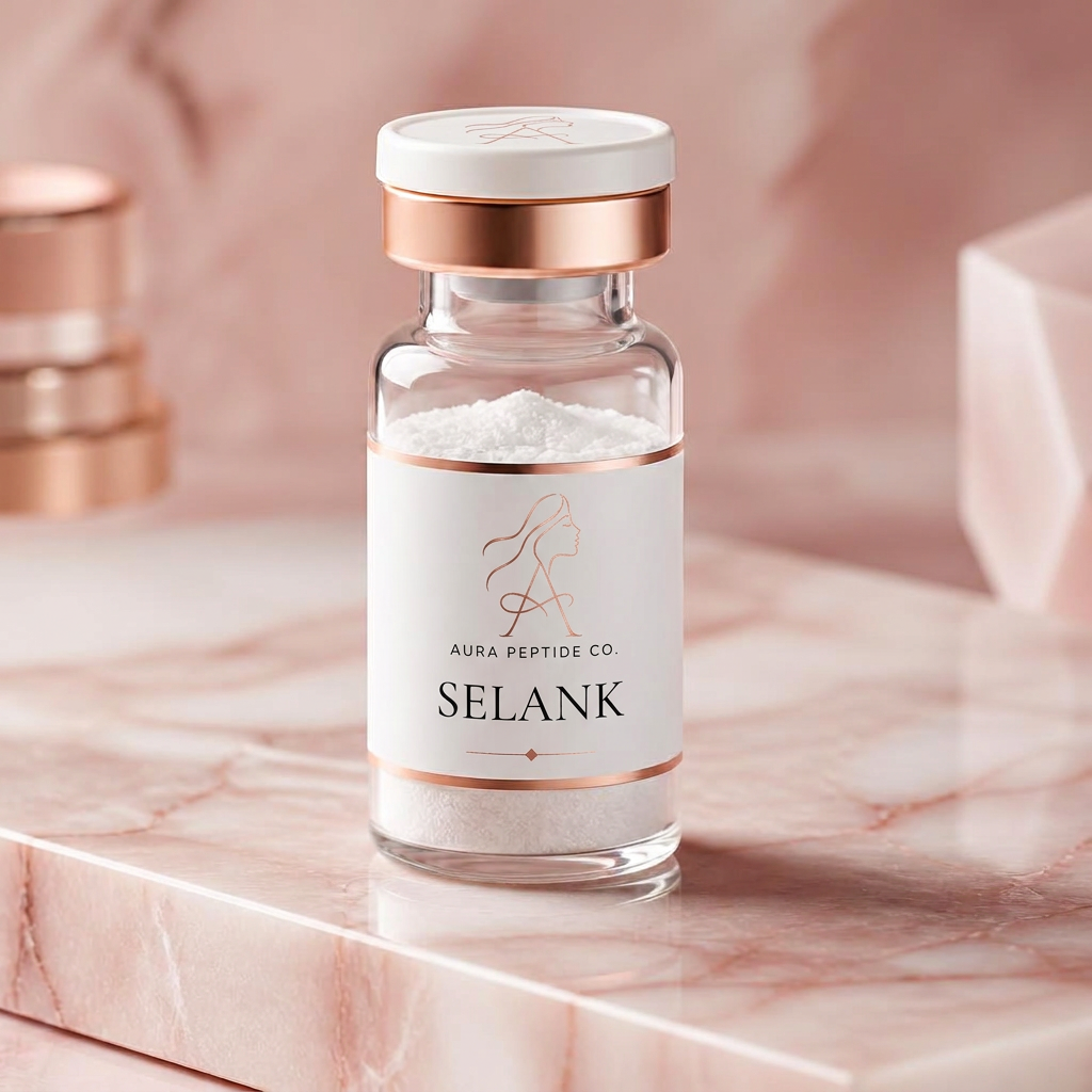 Selank 10mg research peptide vial