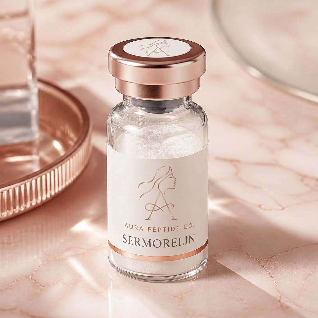 Sermorelin 5mg research peptide vial